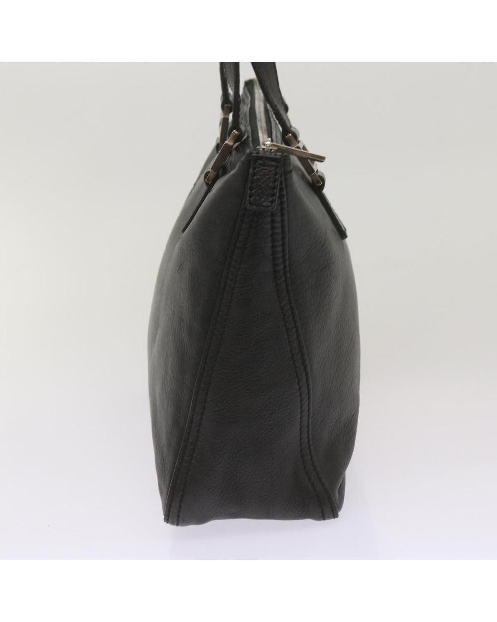 Black Leather Fendi Handbag