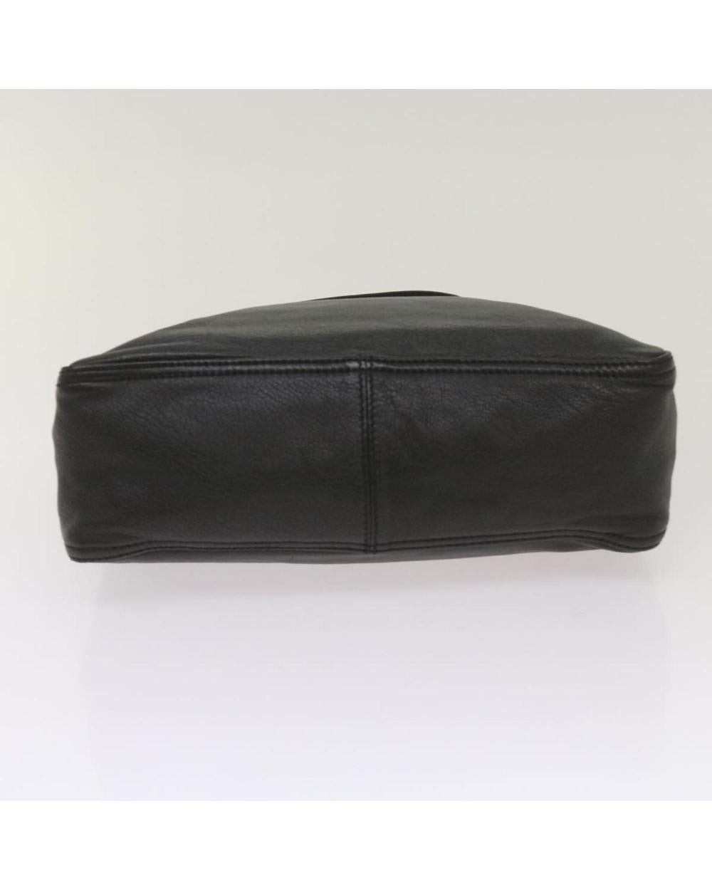 Black Leather Fendi Handbag