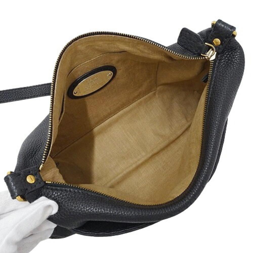 Black Leather Fendi Shoulder Bag