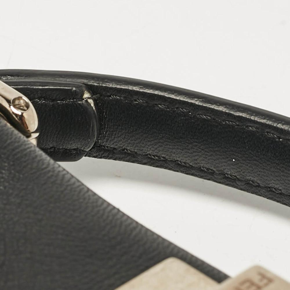 Black Leather Fendi Peekaboo