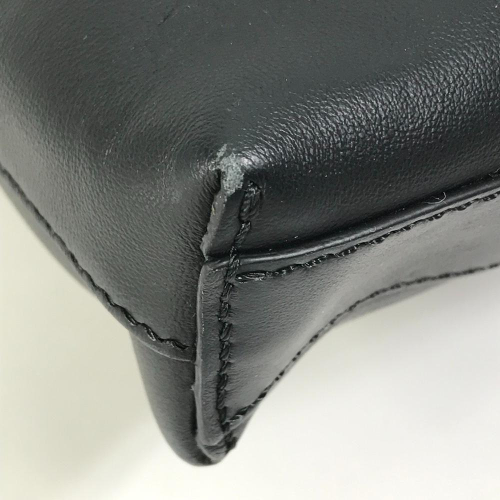 Black Leather Fendi Shoulder Bag