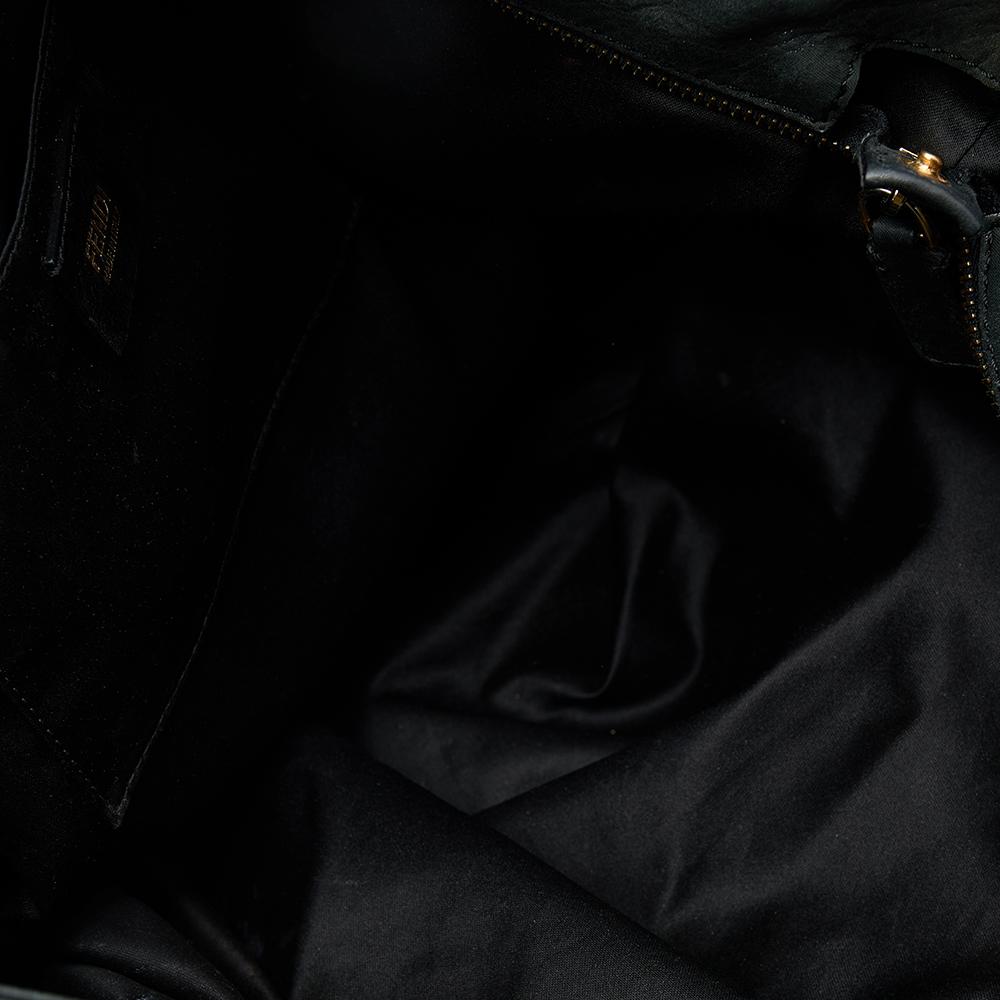 Black Leather Fendi Tote