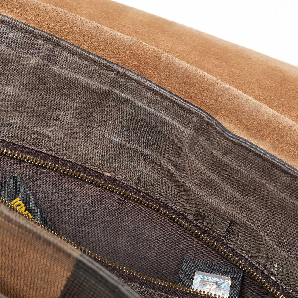 Black Leather Fendi Shoulder Bag