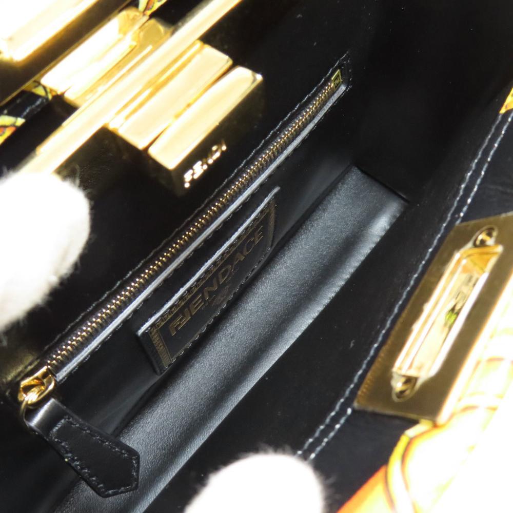 Black Leather Fendi Peekaboo