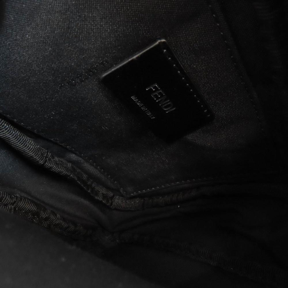 Black Leather Fendi Belt Bag