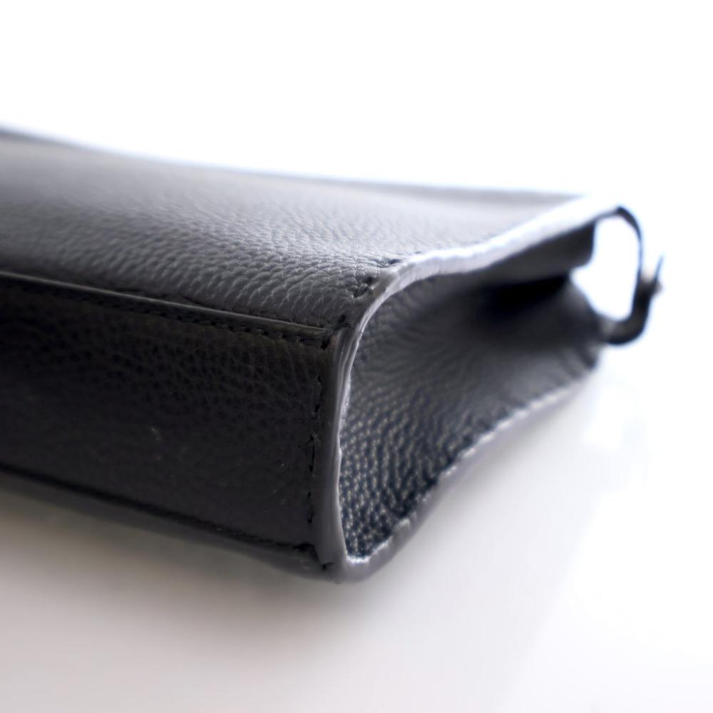 Black Leather Fendi Peekaboo