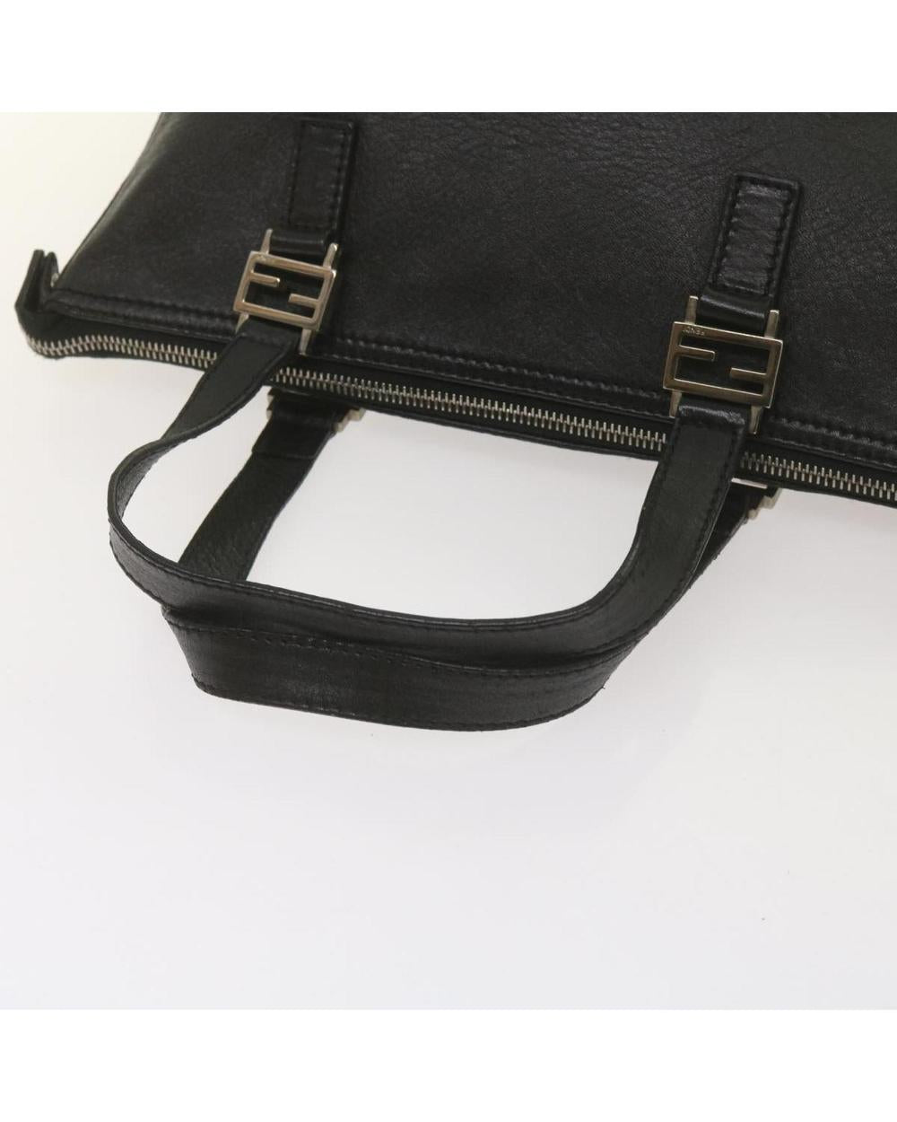 Black Leather Fendi Handbag