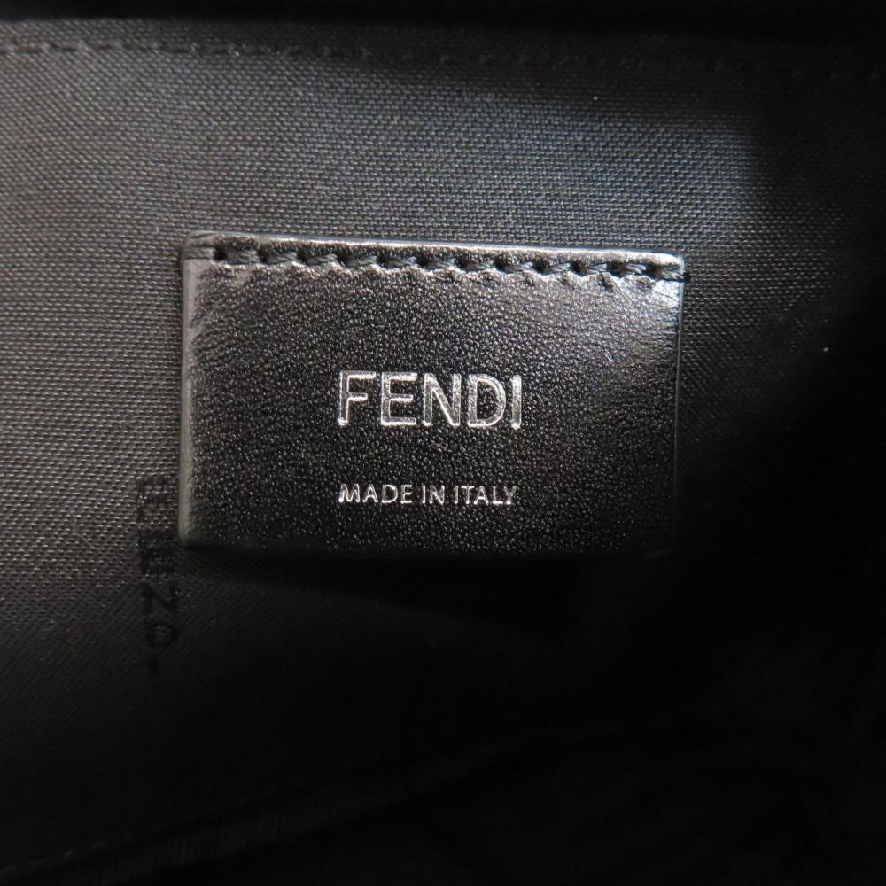 Black Leather Fendi Belt Bag