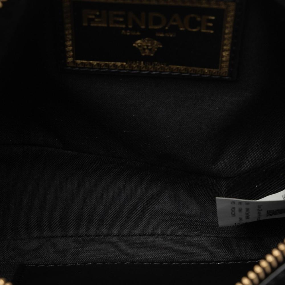 Black Leather Fendi Shoulder Bag