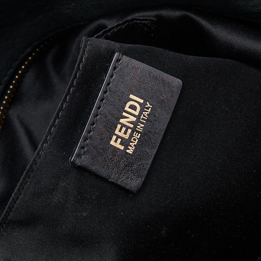 Black Leather Fendi Tote