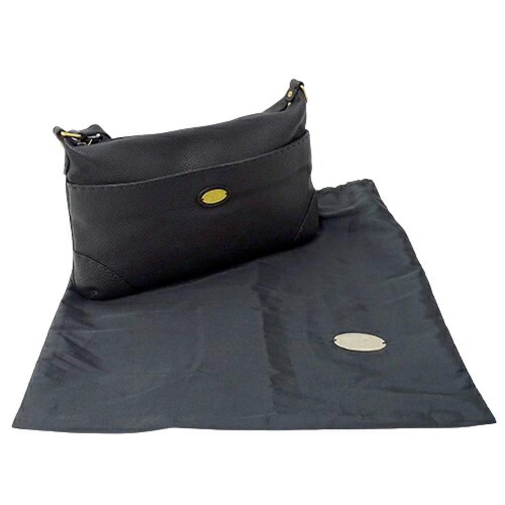 Black Leather Fendi Shoulder Bag