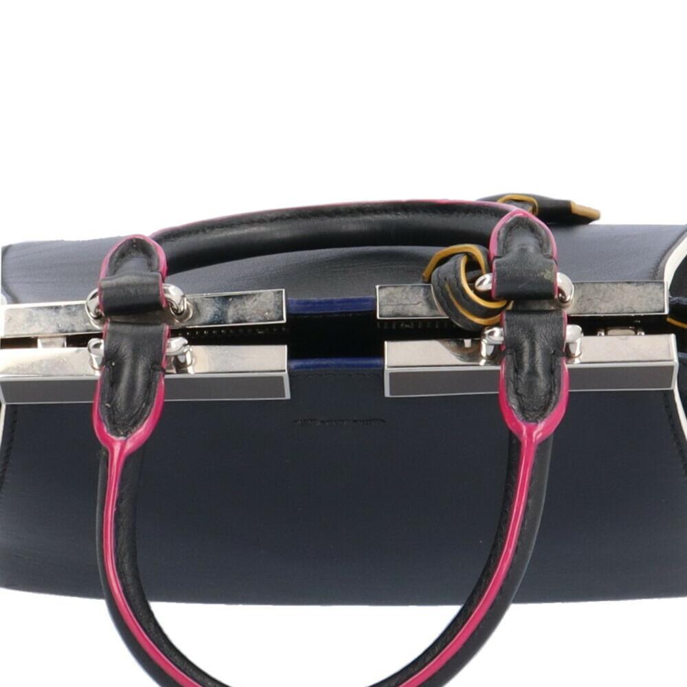 Black Leather Fendi Shoulder Bag