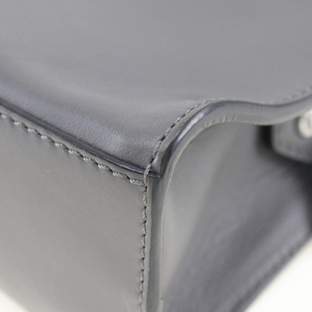 Black Leather Fendi Crossbody Bag