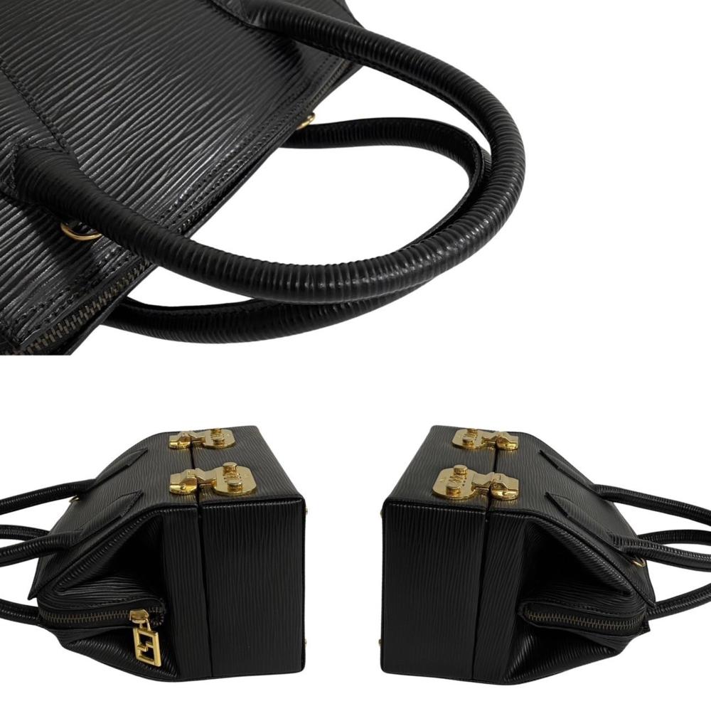 Black Leather Fendi Handbag