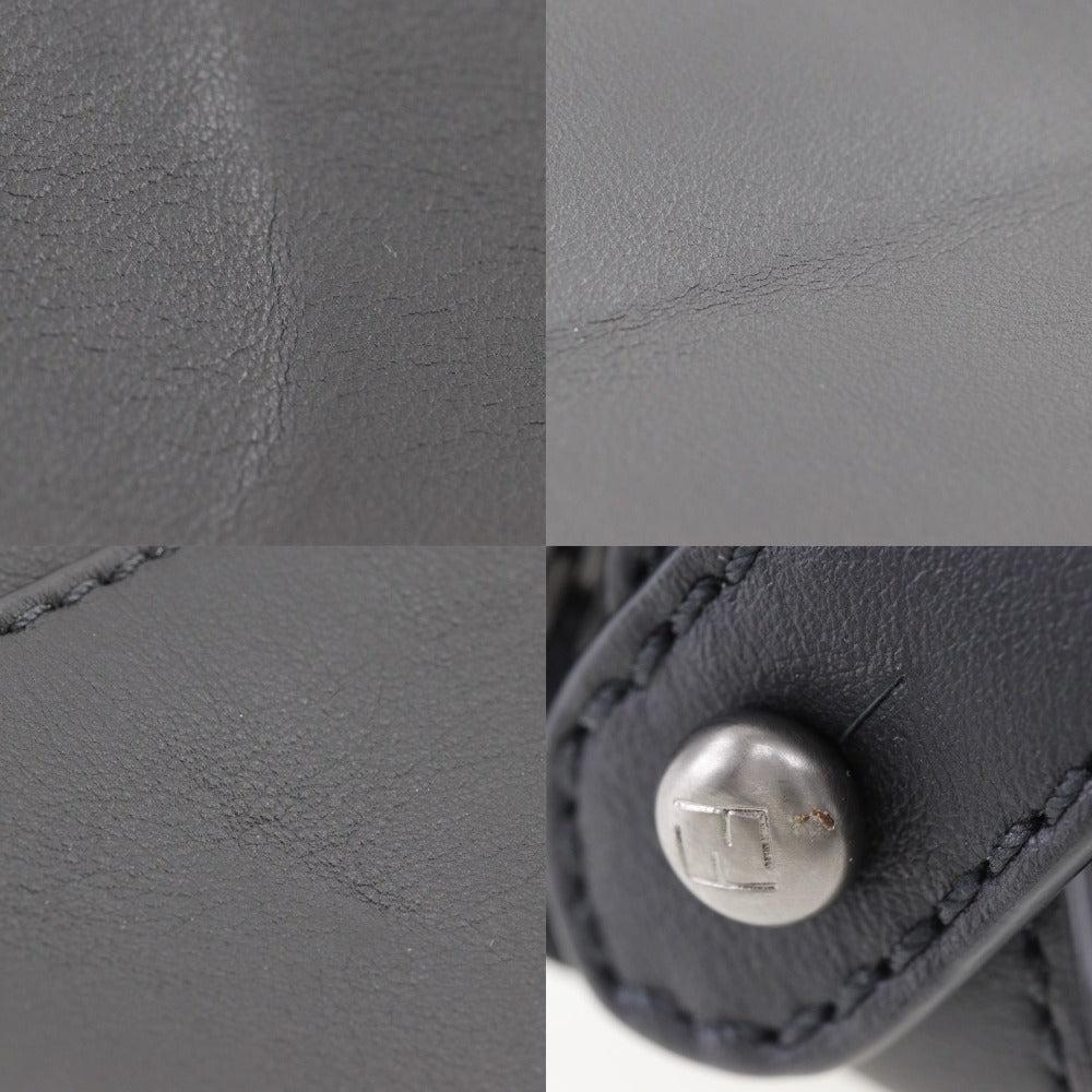 Black Leather Fendi Peekaboo