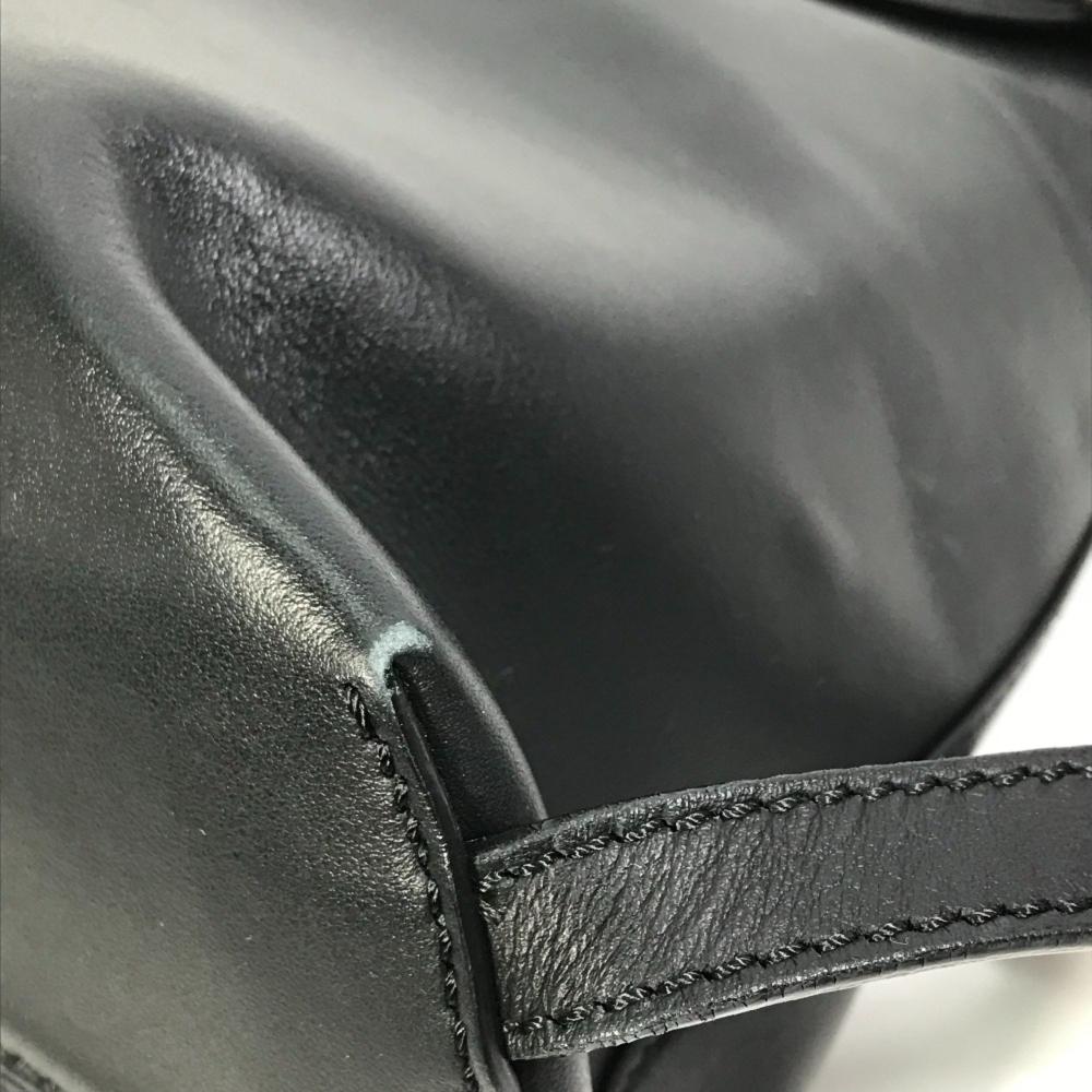 Black Leather Fendi Baguette