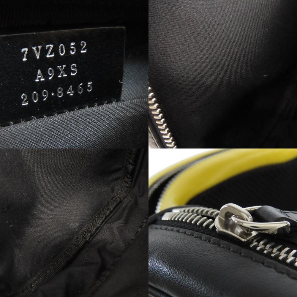 Black Leather Fendi Belt Bag