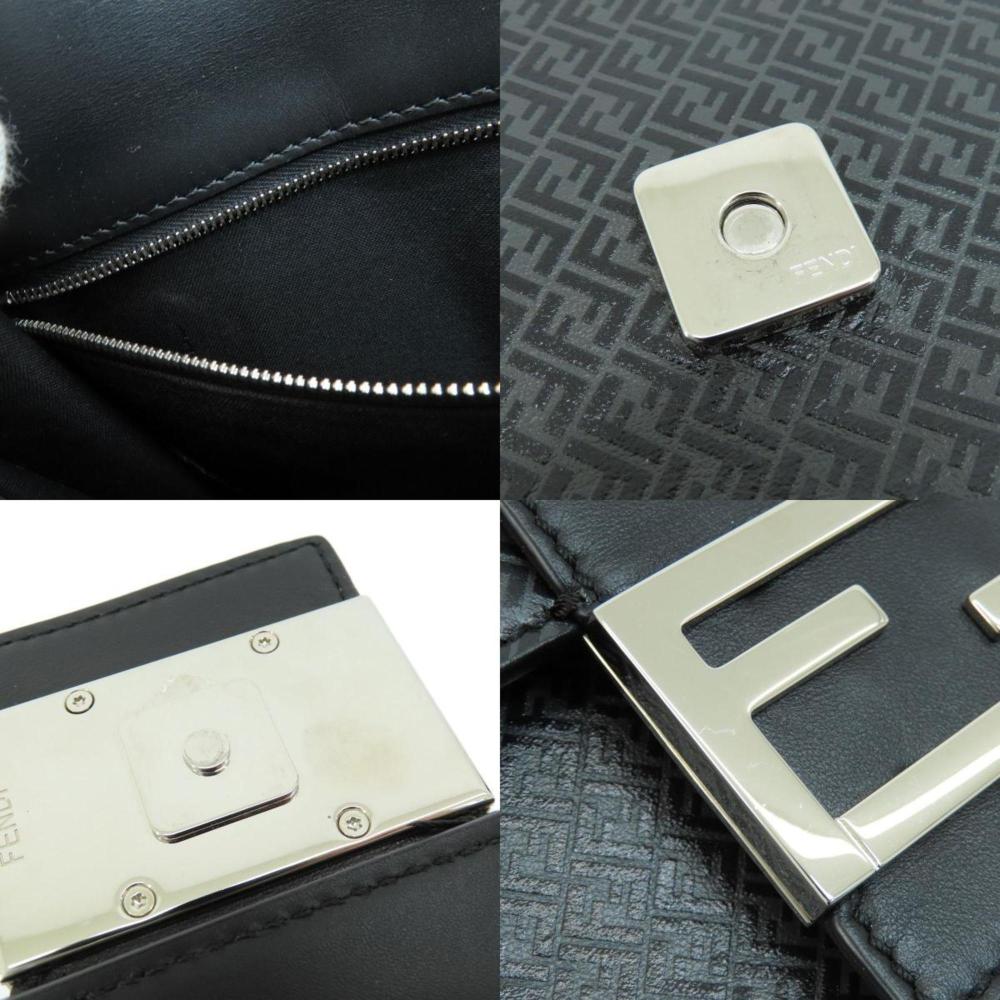 Black Leather Fendi Shoulder Bag