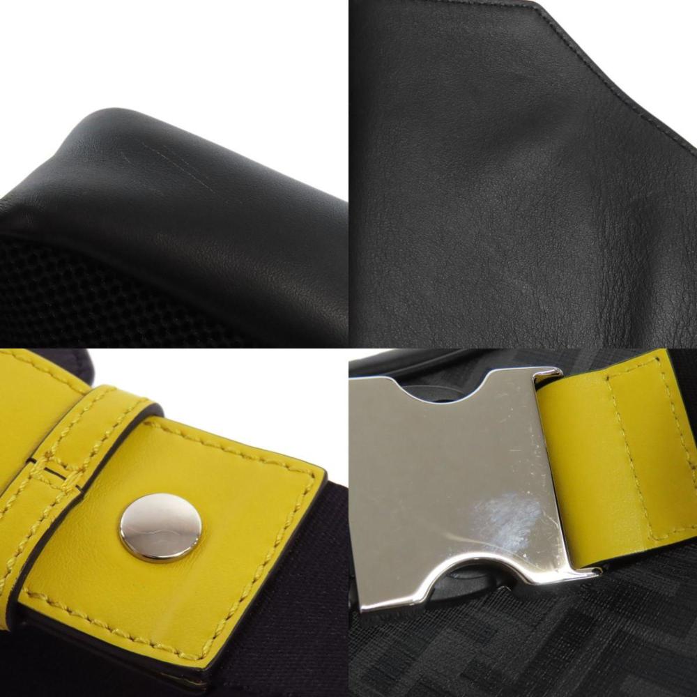 Black Leather Fendi Belt Bag