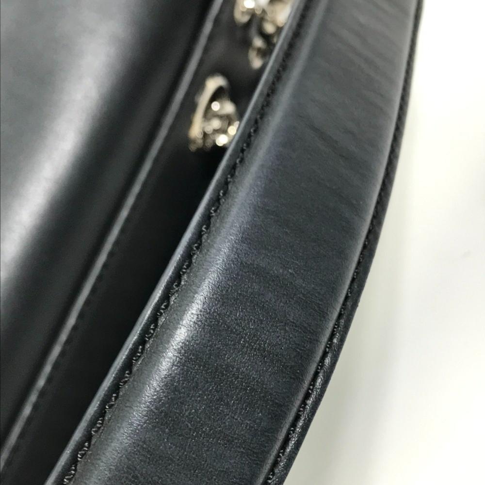 Black Leather Fendi Baguette