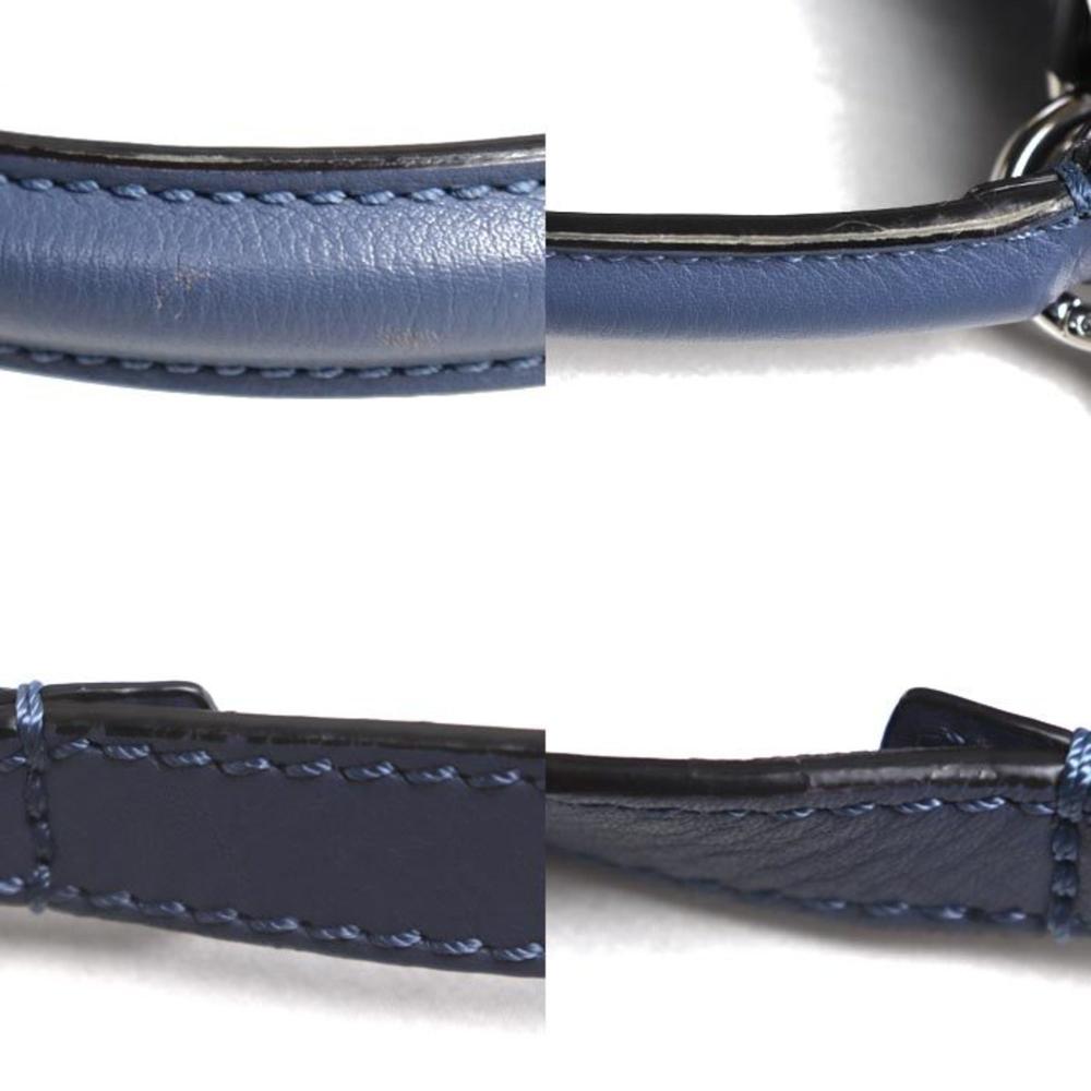 Blue Fabric Fendi Peekaboo