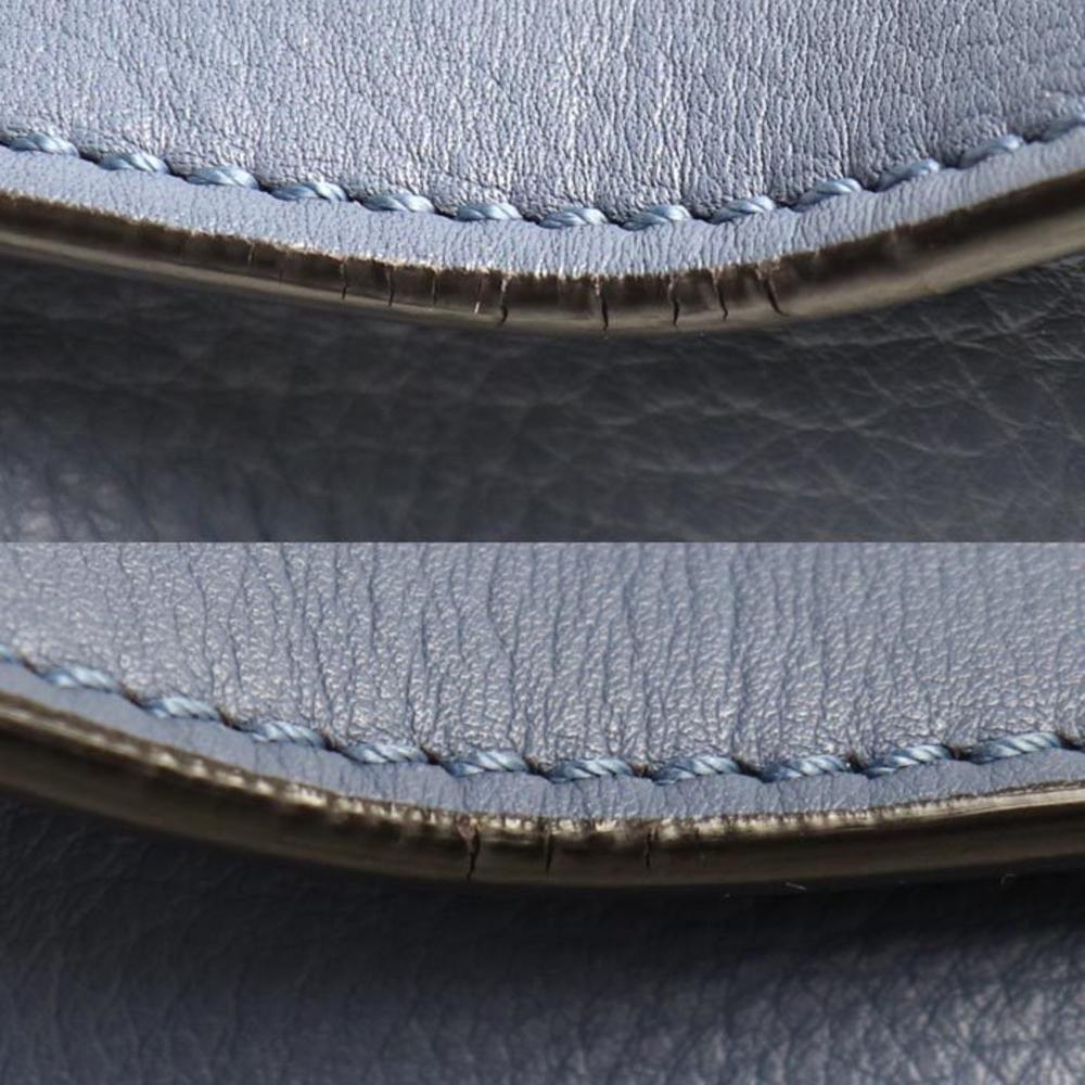 Blue Fabric Fendi Peekaboo