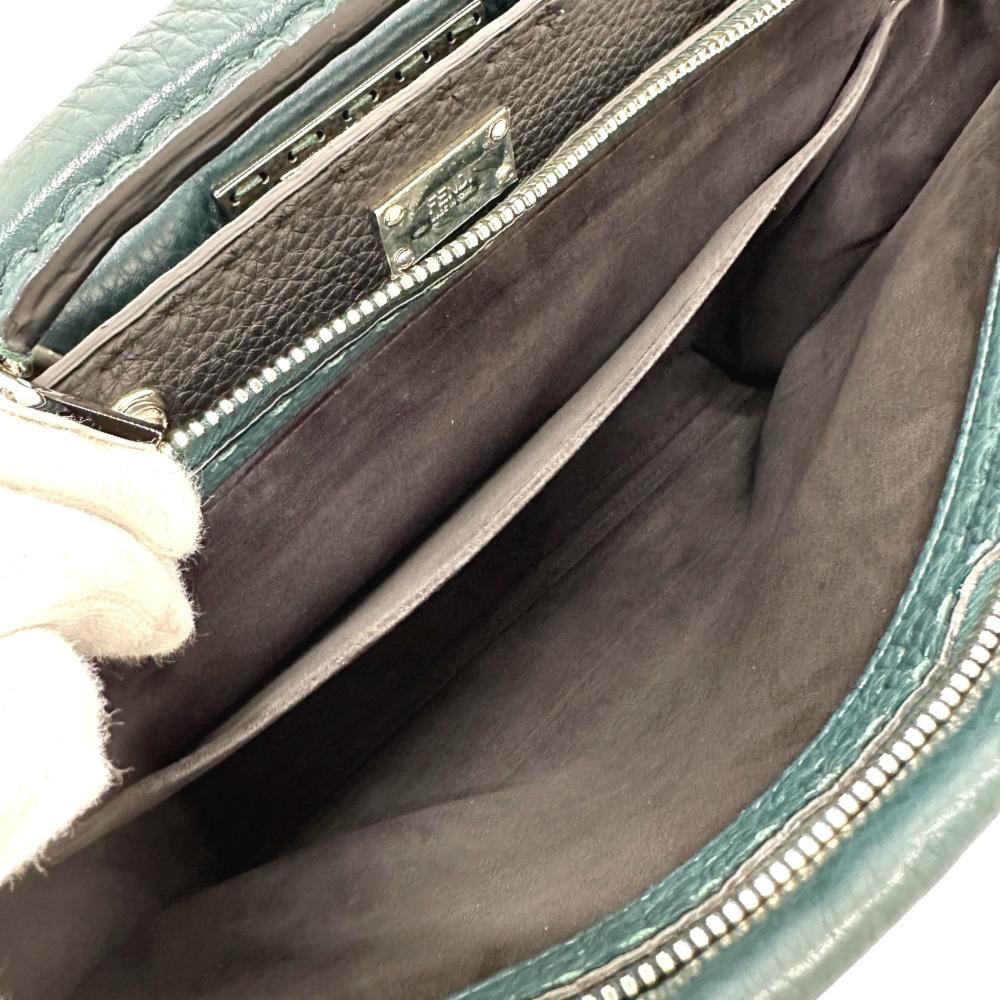 Blue Leather Fendi Briefcase