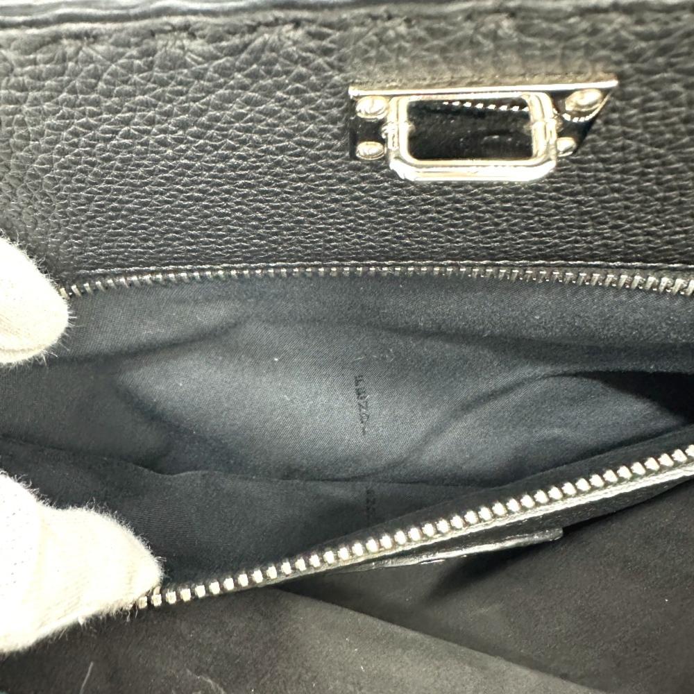 Blue Leather Fendi Briefcase
