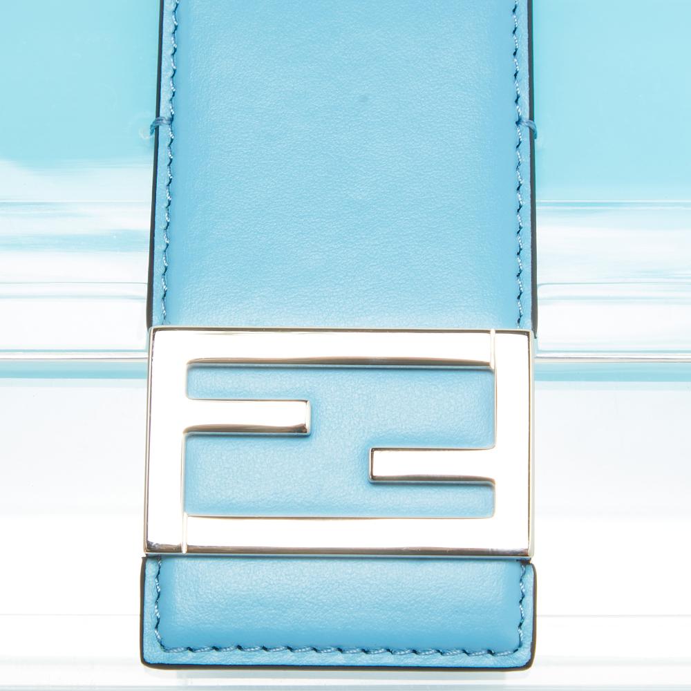 Blue Leather Fendi Baguette