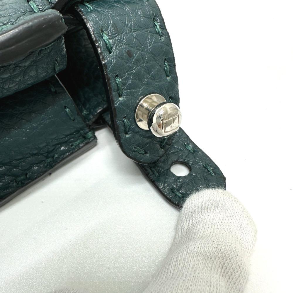 Blue Leather Fendi Briefcase