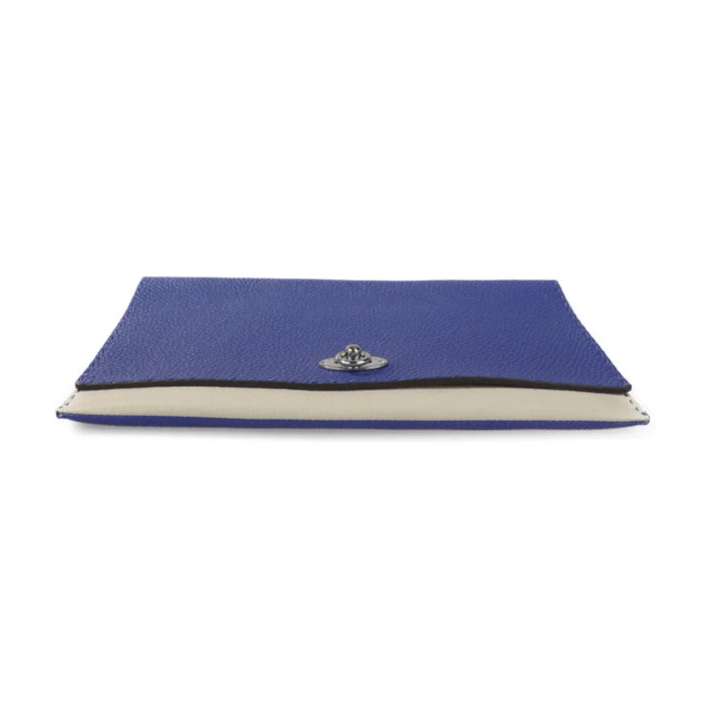 Blue Leather Fendi Clutch