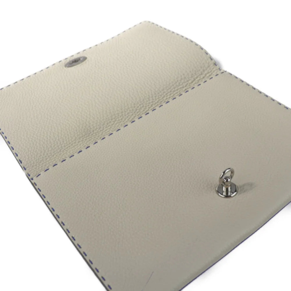 Blue Leather Fendi Clutch