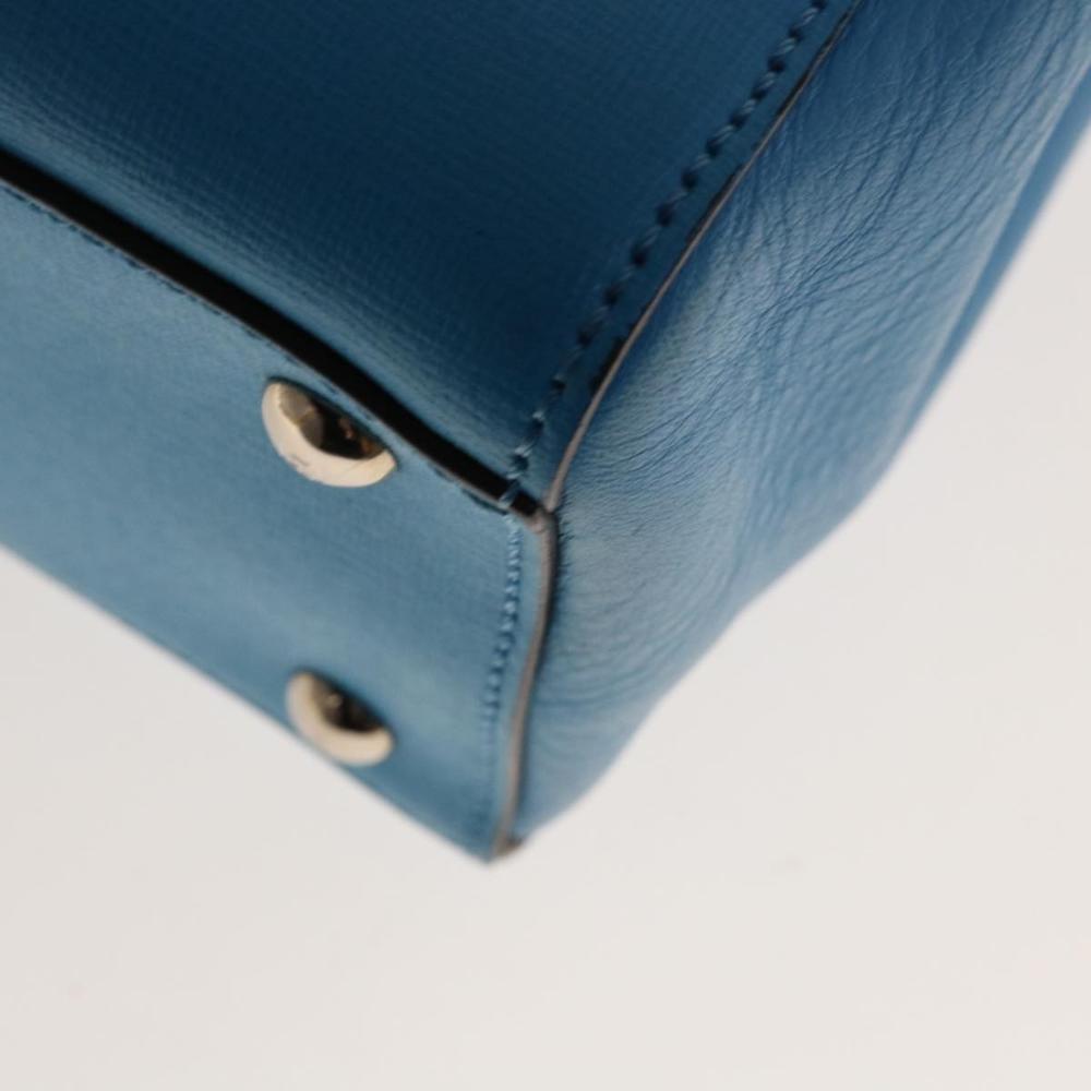 Blue Leather Fendi Handbag