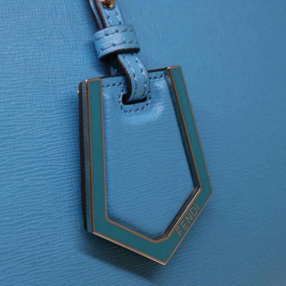 Blue Leather Fendi Handbag