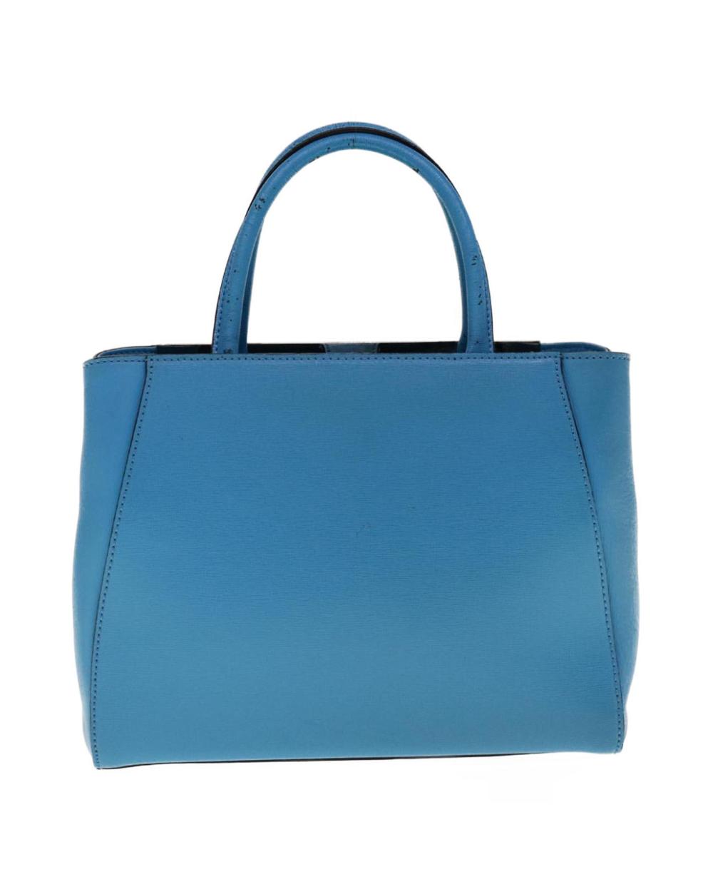 Blue Leather Fendi Handbag