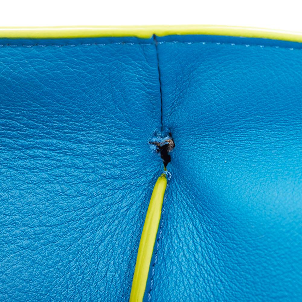 Blue Leather Fendi Handbag