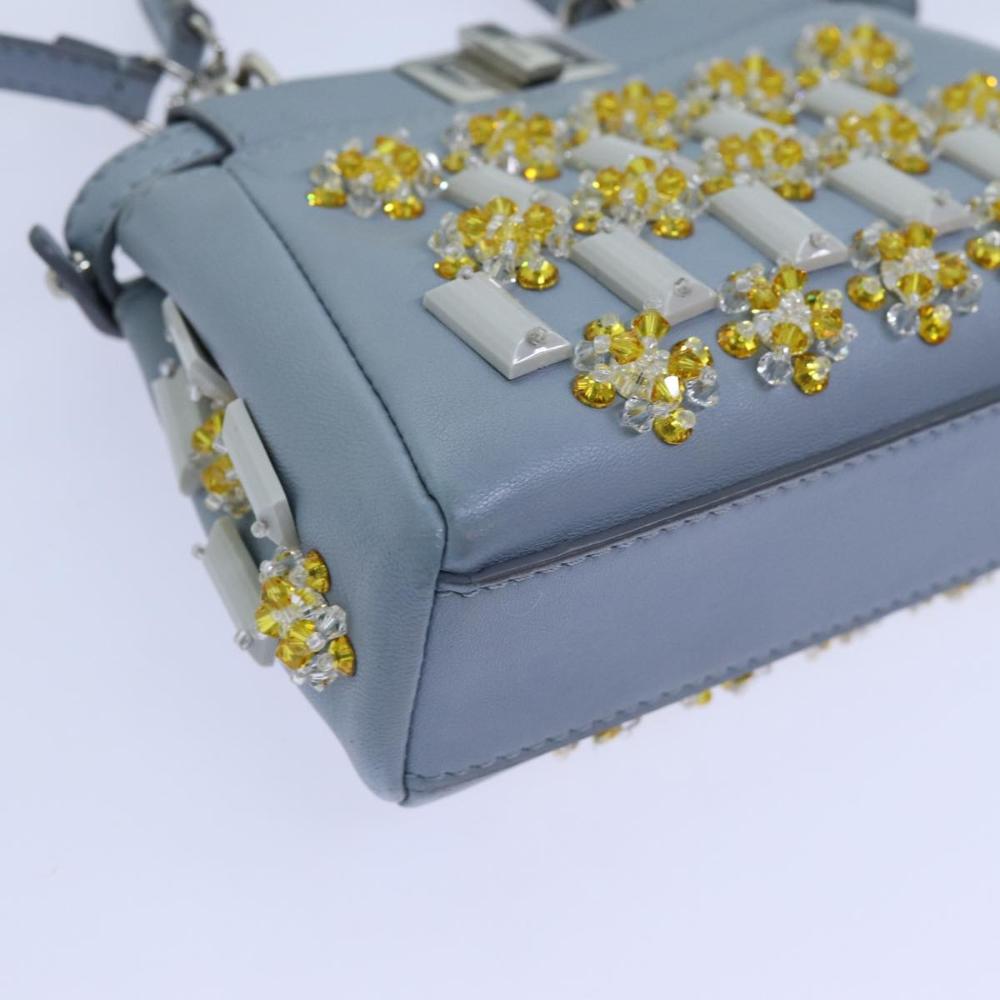 Blue Leather Fendi Peekaboo