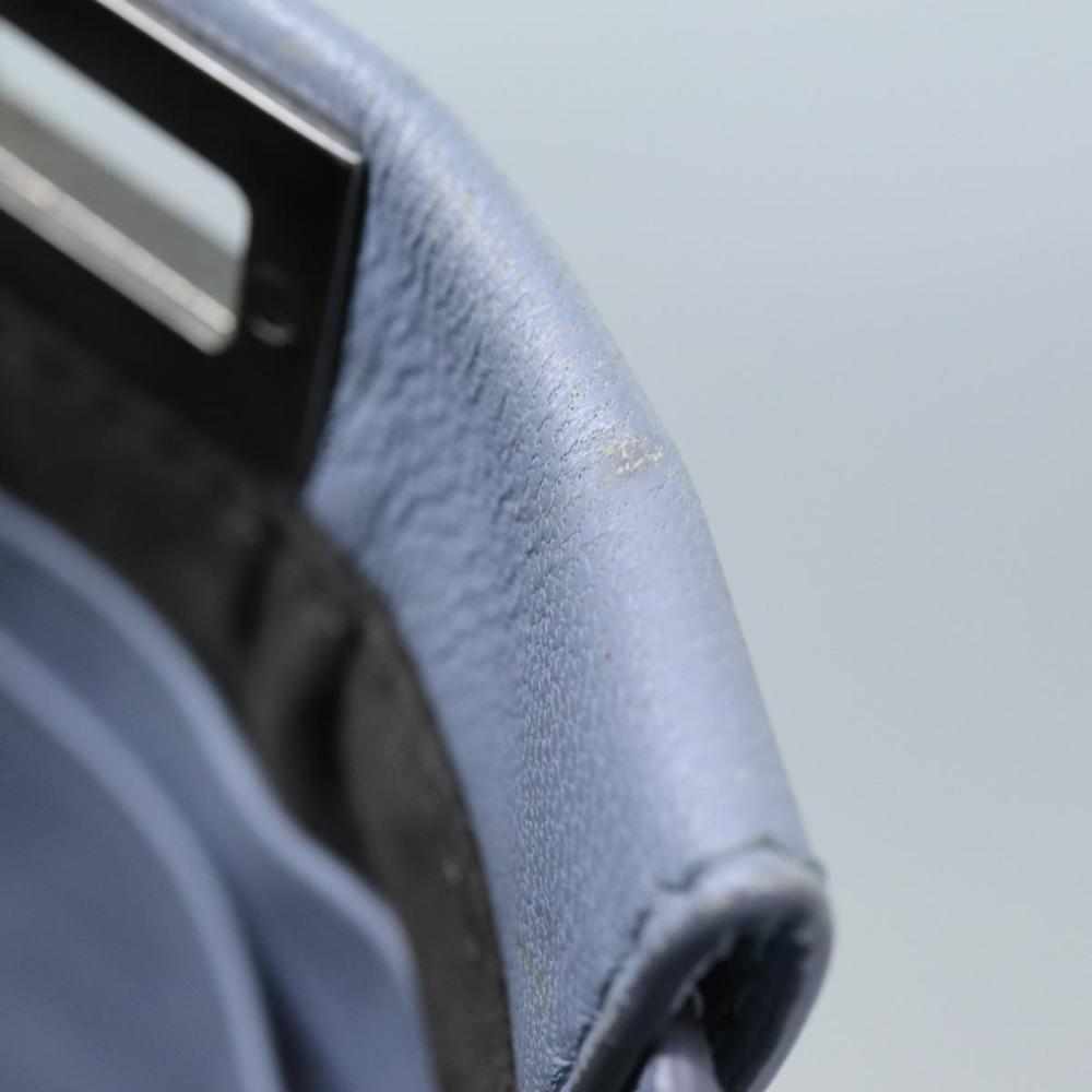 Blue Leather Fendi Peekaboo