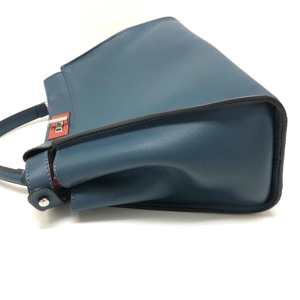 Blue Leather Fendi Peekaboo