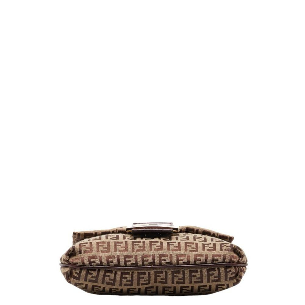 Brown Canvas Fendi Crossbody Bag