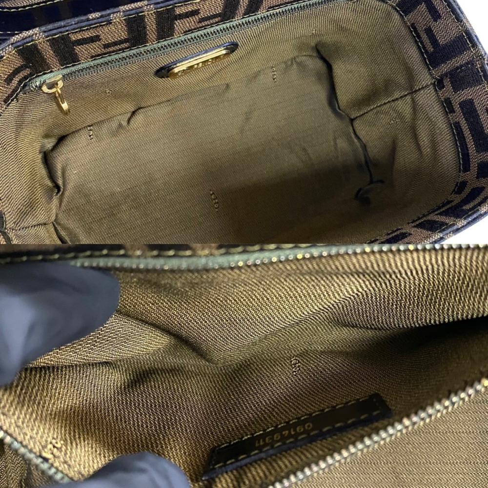Brown Canvas Fendi Handbag