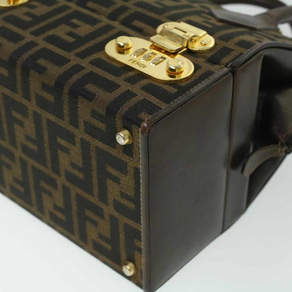 Brown Canvas Fendi Handbag