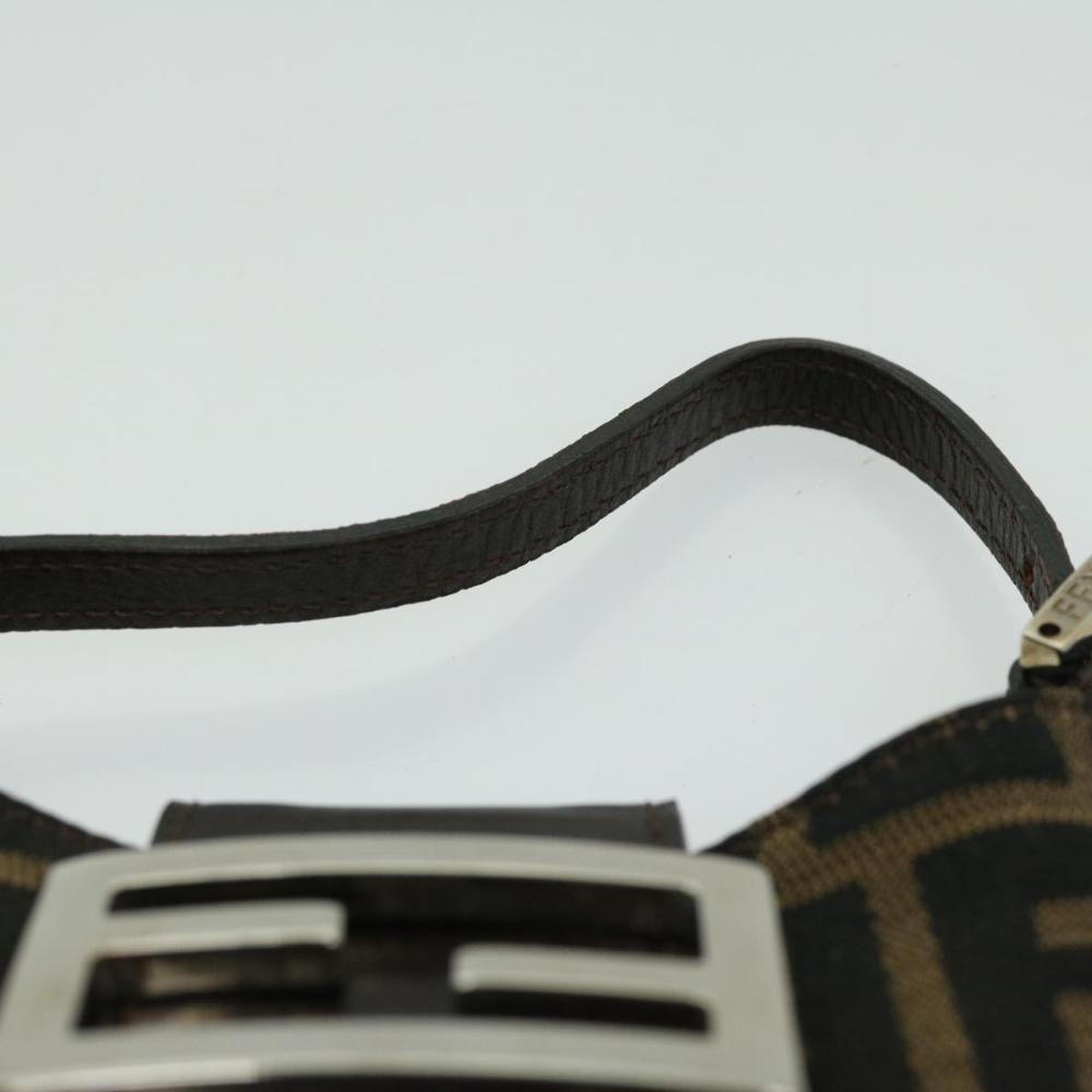 Brown Canvas Fendi Handbag