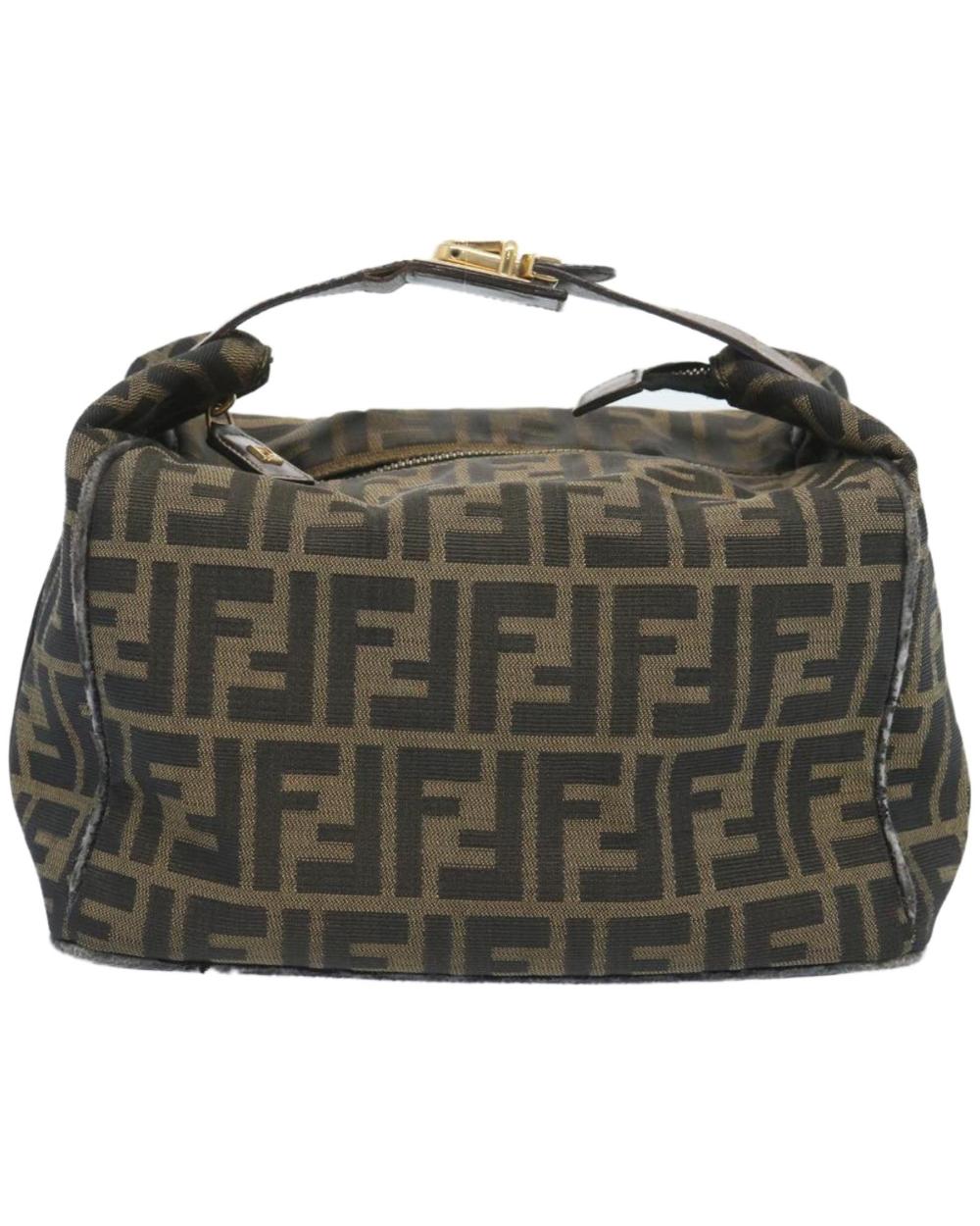 Brown Canvas Fendi Handbag