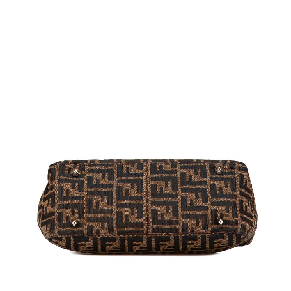 Brown Canvas Fendi Handbag
