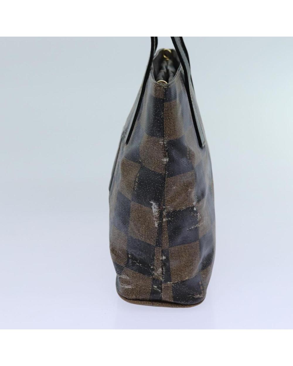 Brown Canvas Fendi Handbag