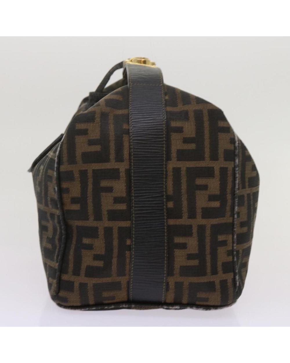Brown Canvas Fendi Handbag