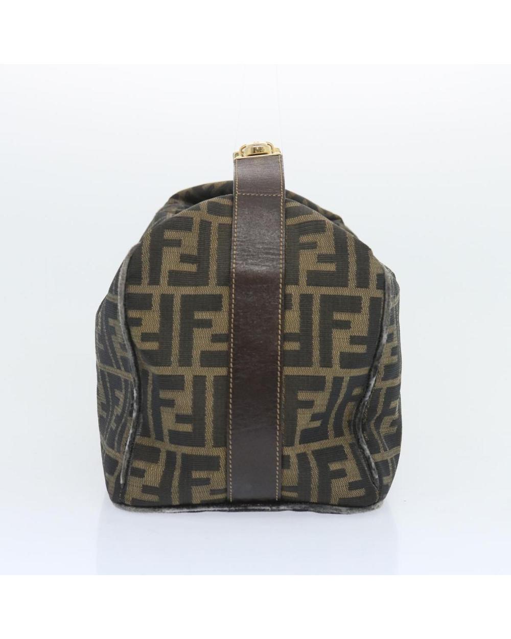 Brown Canvas Fendi Handbag