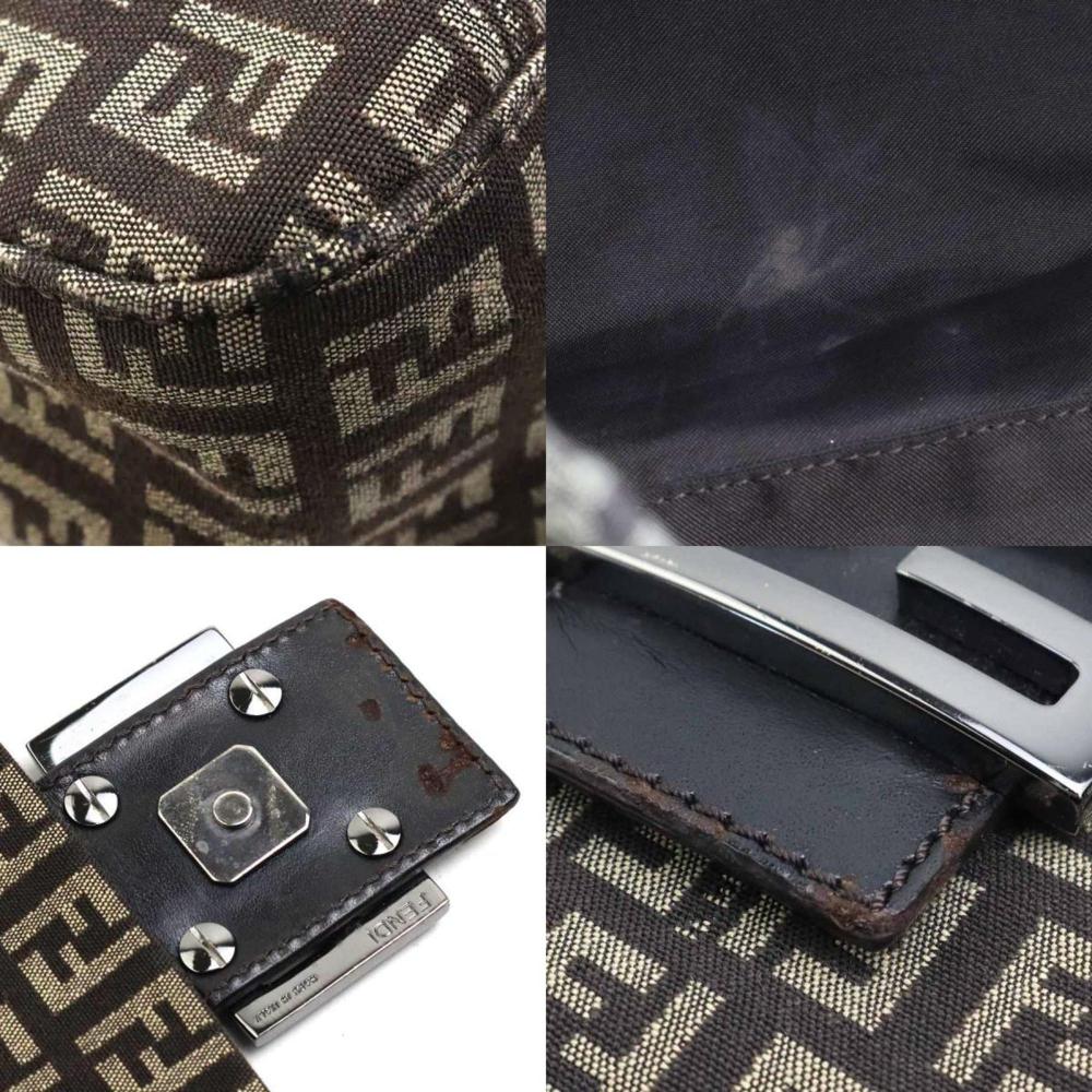 Brown Canvas Fendi Handbag