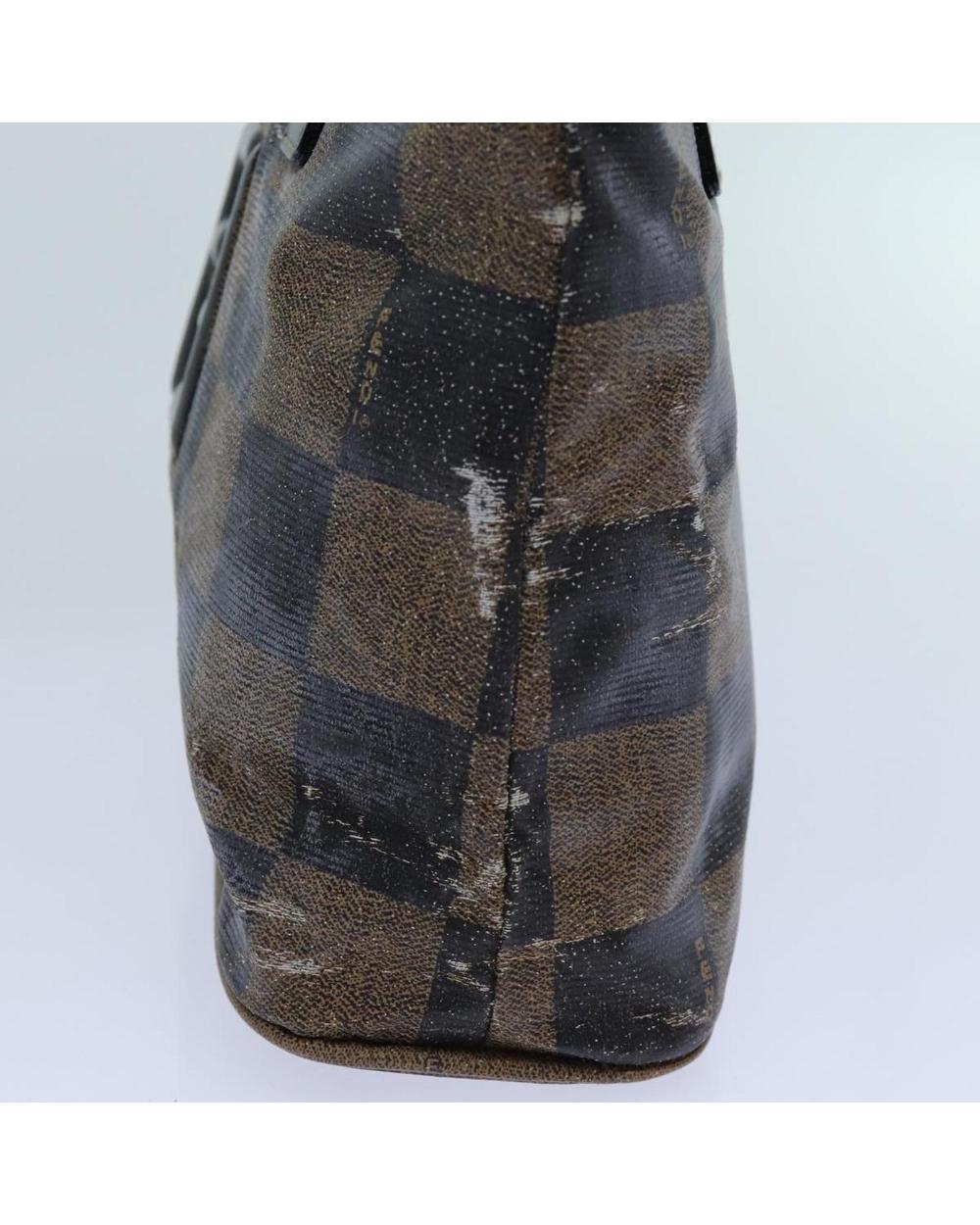 Brown Canvas Fendi Handbag